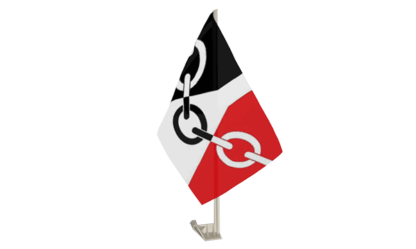 Black Country Car Flag